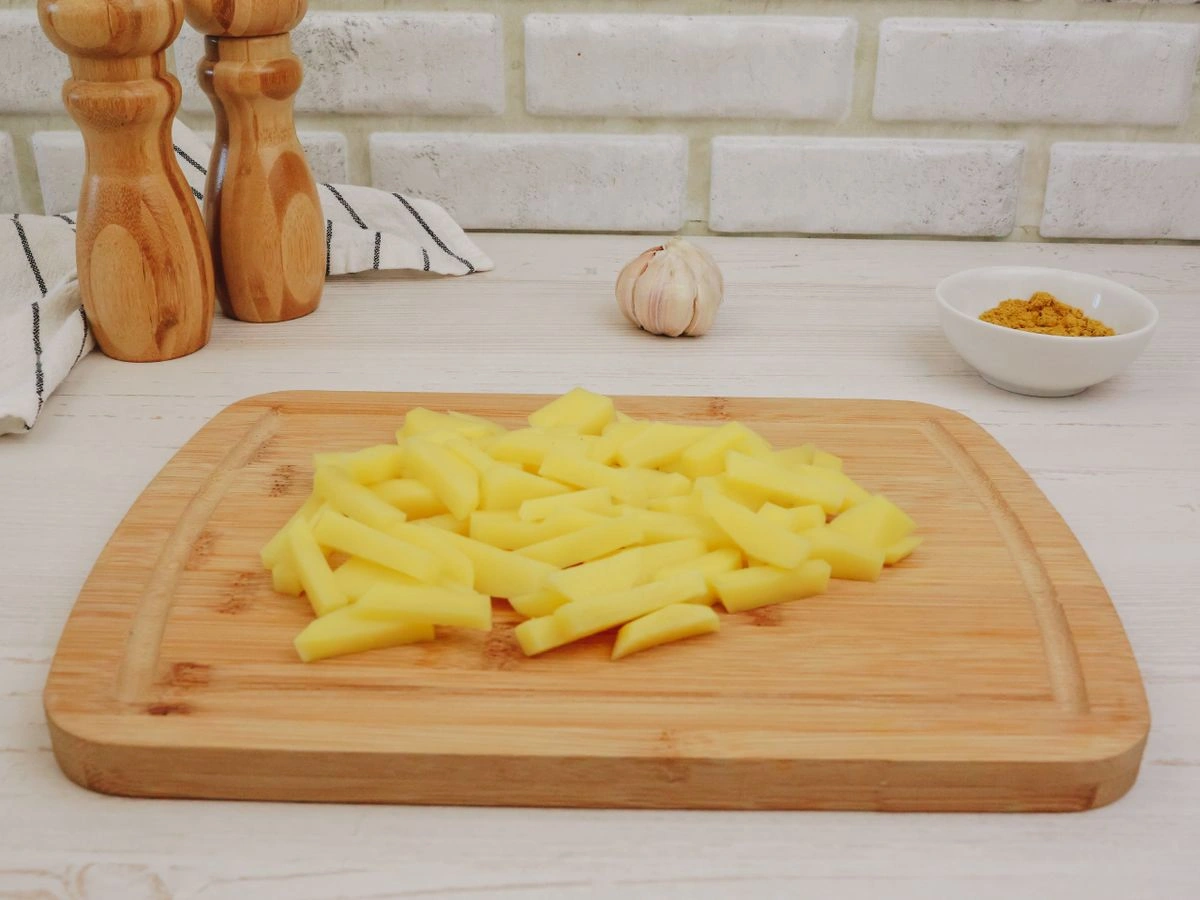 Шаг 4: Суп-пюре с нутом и карри