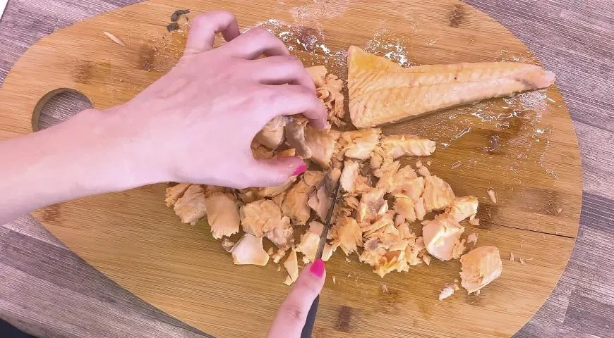 Суп с красной рыбой и сливками: шаг 4