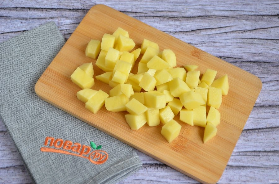 Шаг 4: Супом с сырными рулетиками