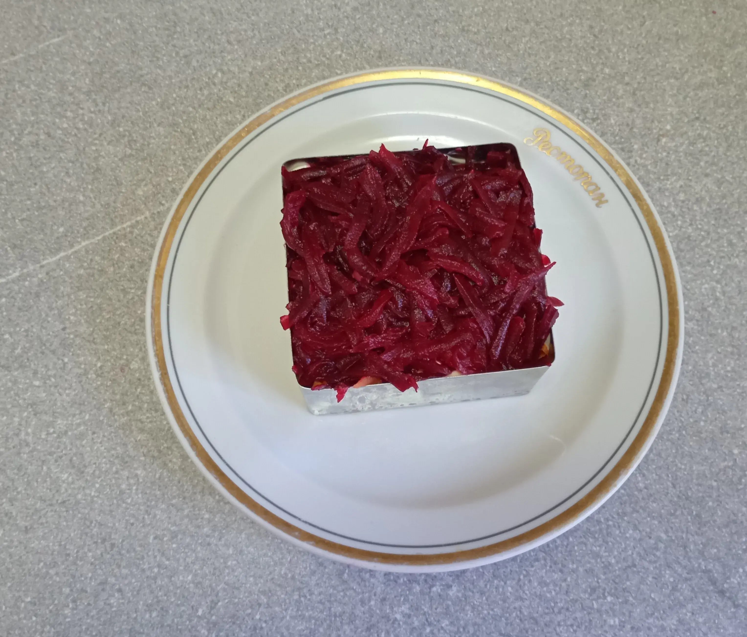 Сыр под шубой: шаг 4