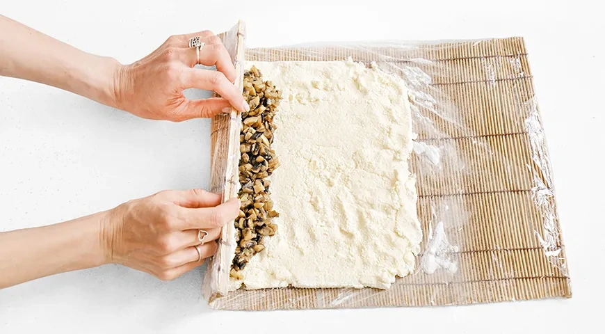 Сырники с грибами: шаг 4