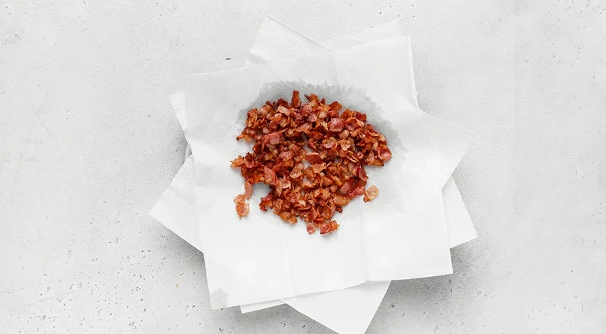 Сырный крем-суп с беконом: шаг 4