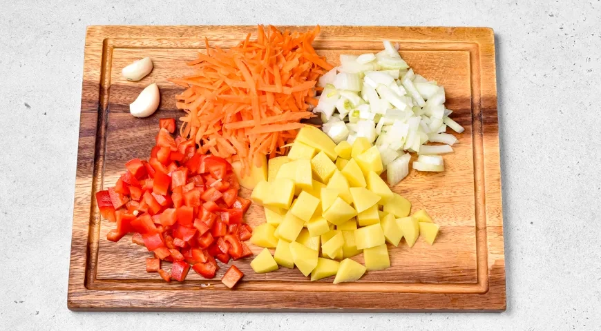 Сырный суп с индейкой: шаг 4