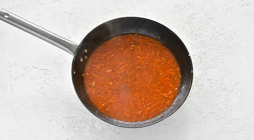 Тефтели с рисом в томатном соусе: шаг 4