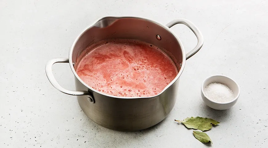 Томатный сок без сахара: шаг 4