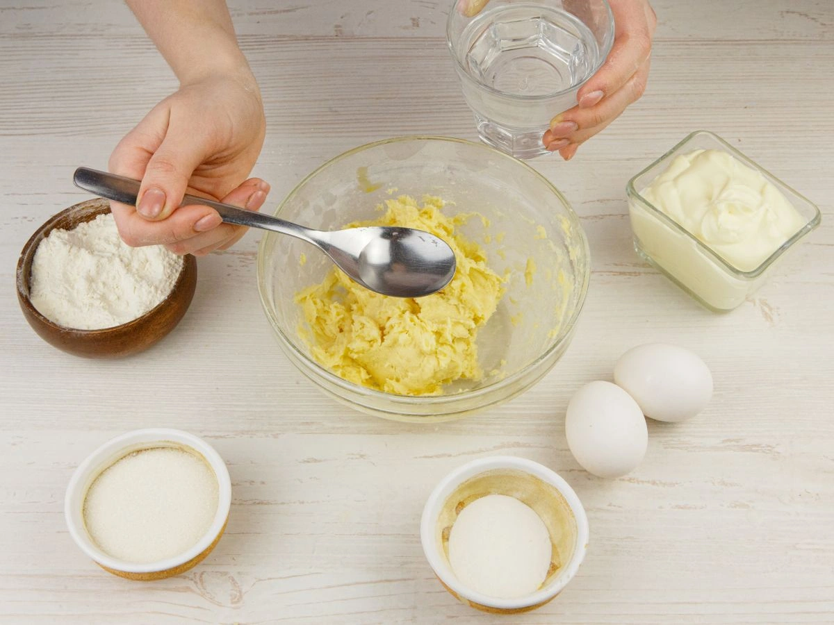 Шаг 4: Торт «Сметанник» заливной