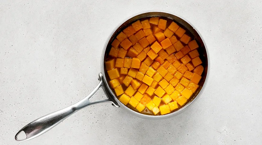 Тыква как манго с апельсином и лимоном: шаг 4