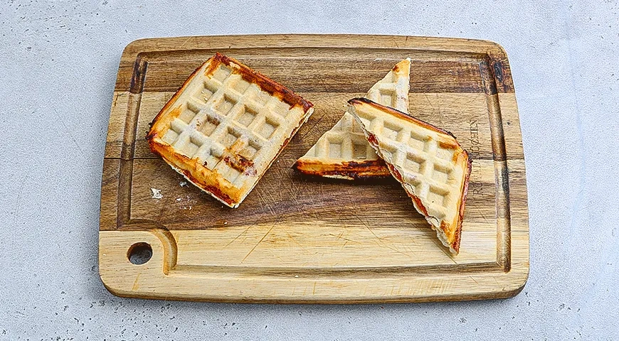 Вафли-пицца: шаг 4