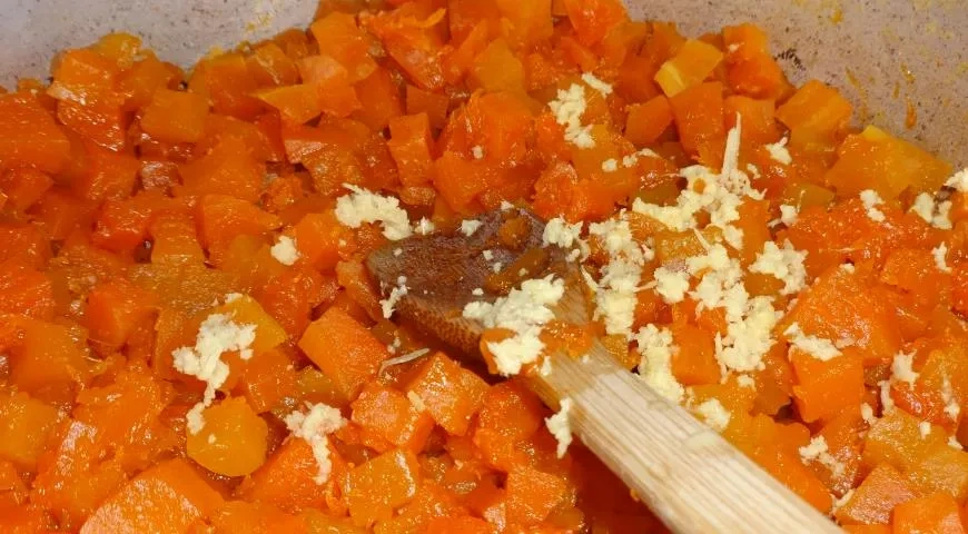 Варенье из тыквы с апельсином, лимоном и имбирем: шаг 4