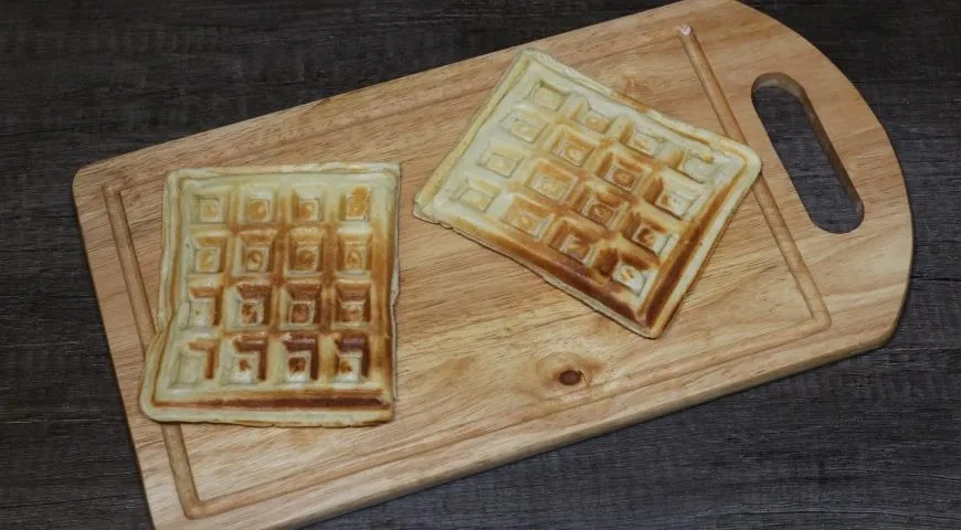 Венские вафли без сливочного масла в вафельнице: шаг 4