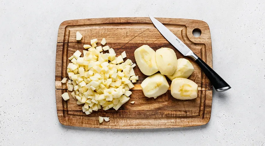 Вертута с яблоками: шаг 4