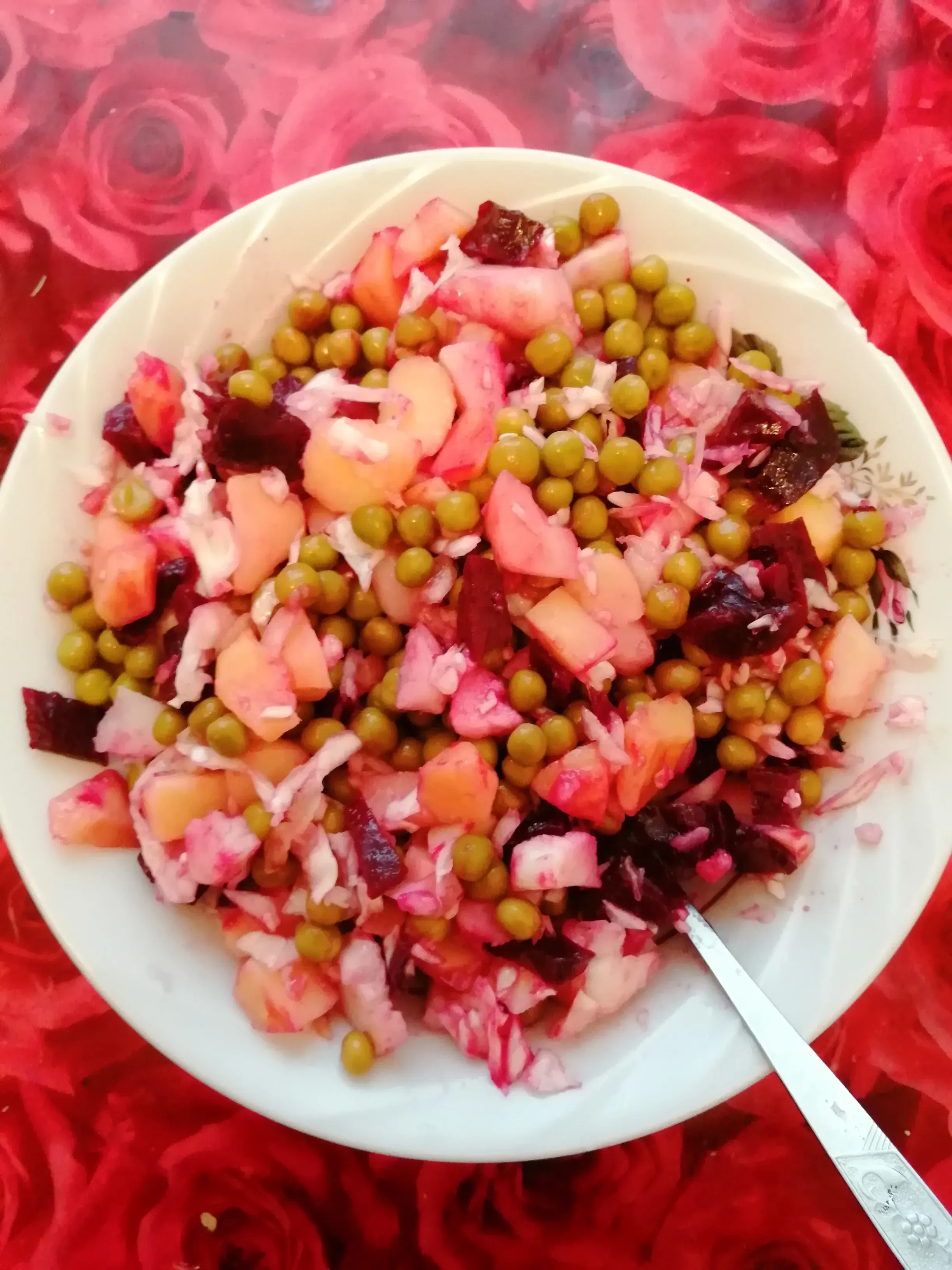 Винегрет со свежей капустой: шаг 4