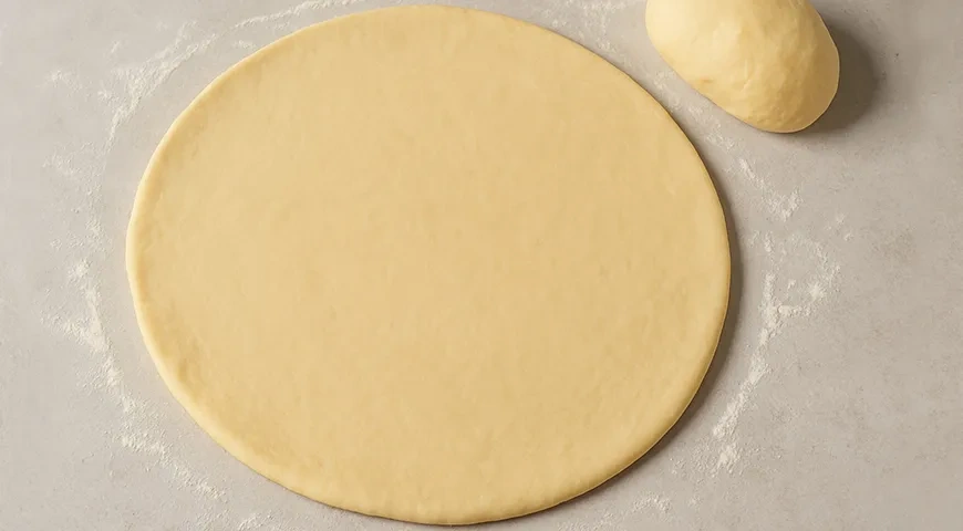 Вишневый пирог на дрожжевом тесте: шаг 4