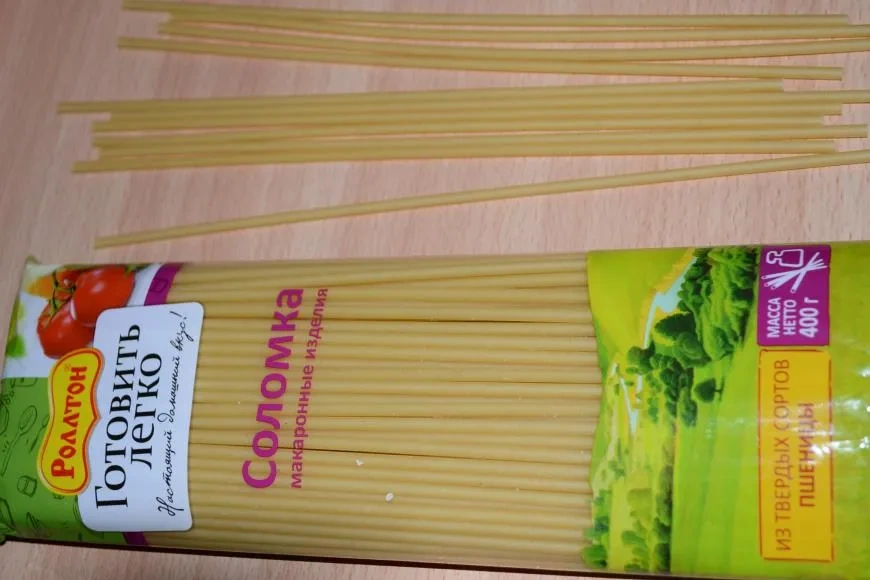 Юшка с вешенками и соломкой: шаг 4