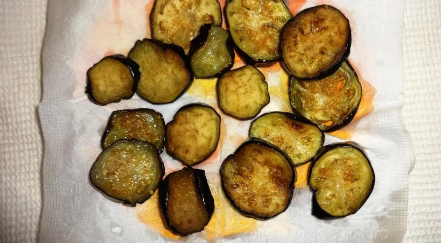 Закуска из баклажанов и моцареллы: шаг 4