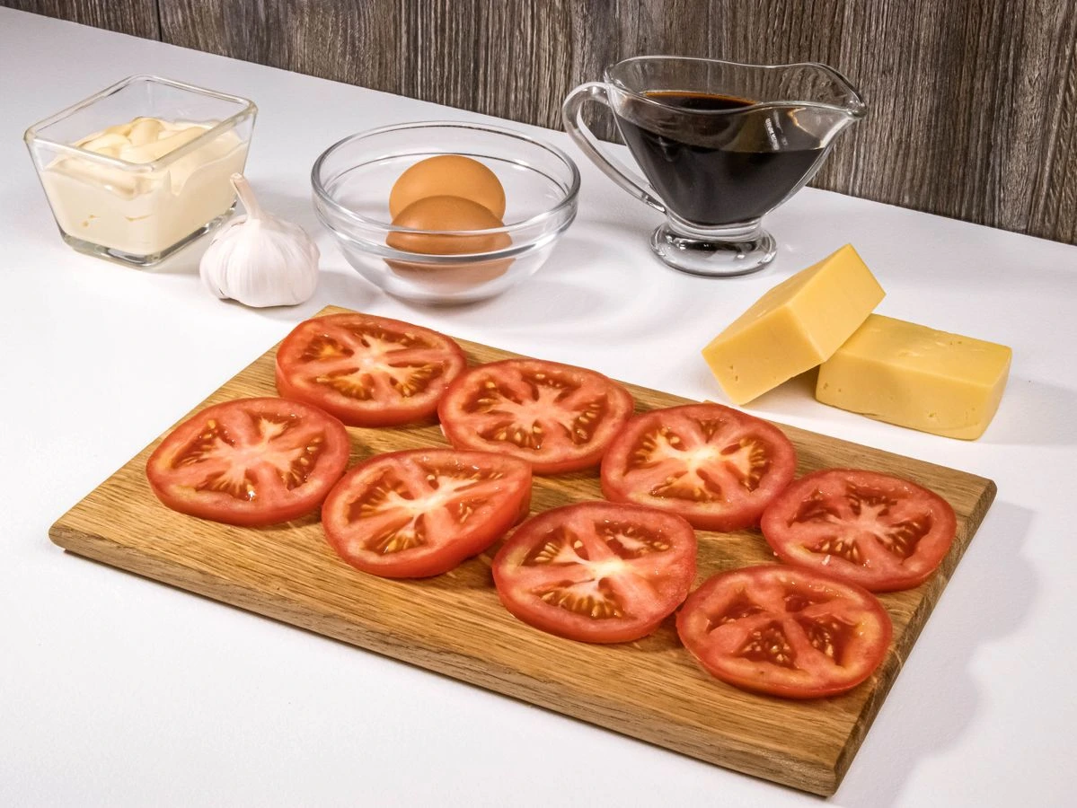 Шаг 4: Закуска из помидоров с сыром