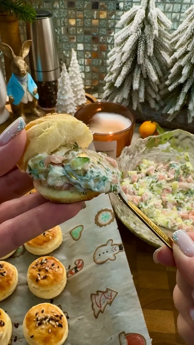 Шаг 4: Закуска с красной рыбой и творожным сыром