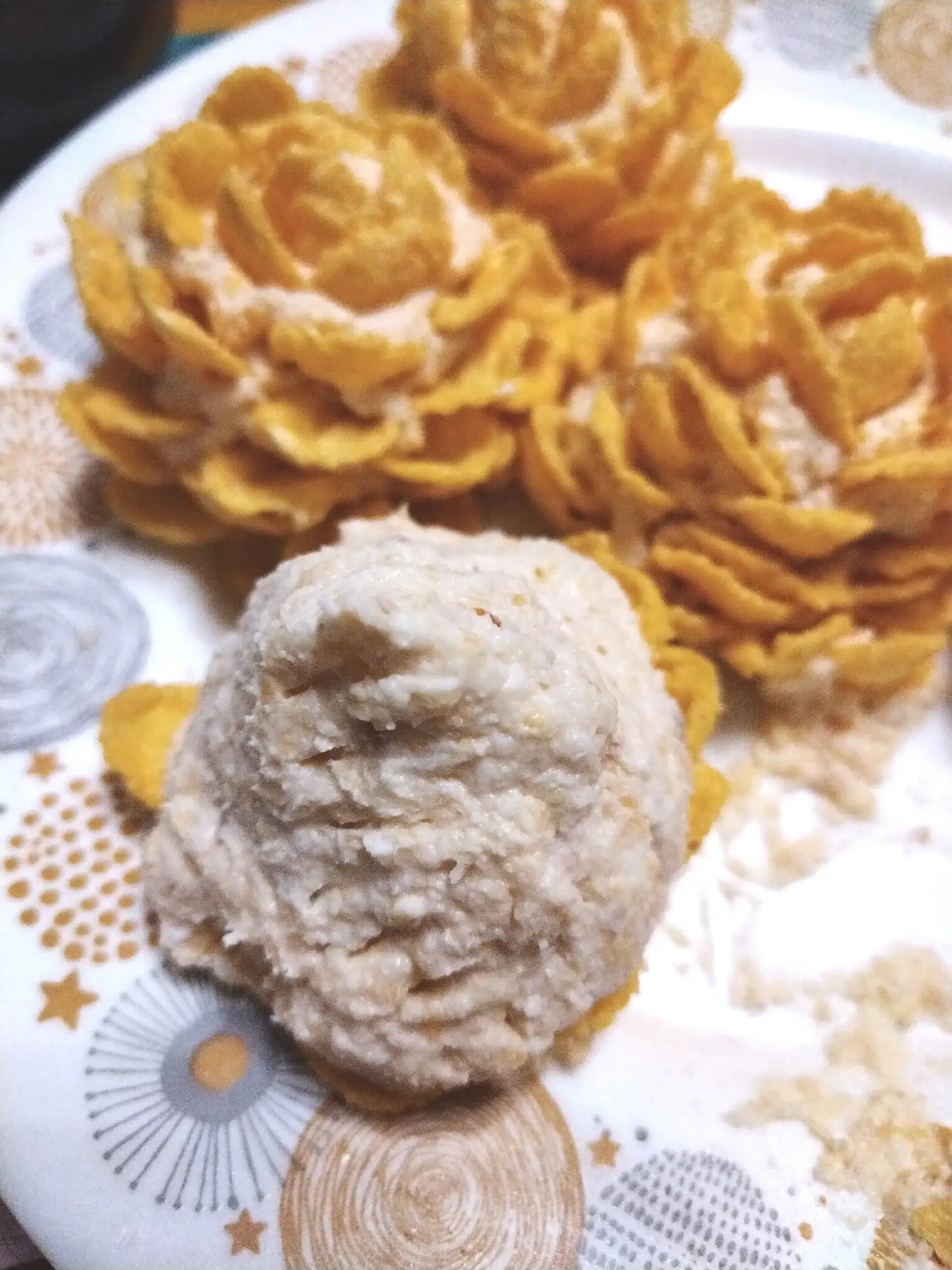 Закуска «Цветы в снегу»: шаг 4