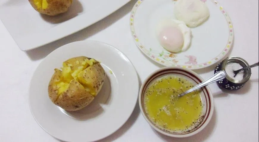 Запеченный картофель с яйцом-пашот: шаг 4
