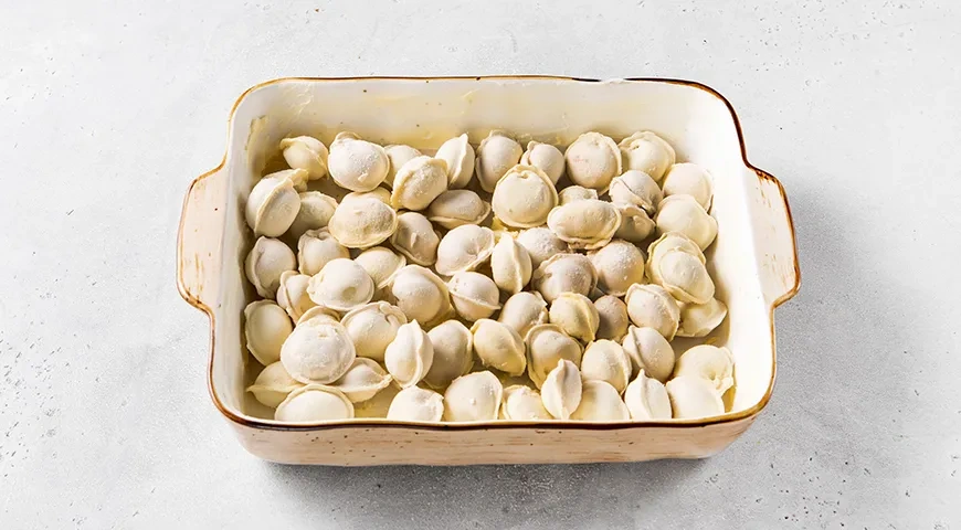 Запеканка из пельменей Ленивая жена: шаг 4