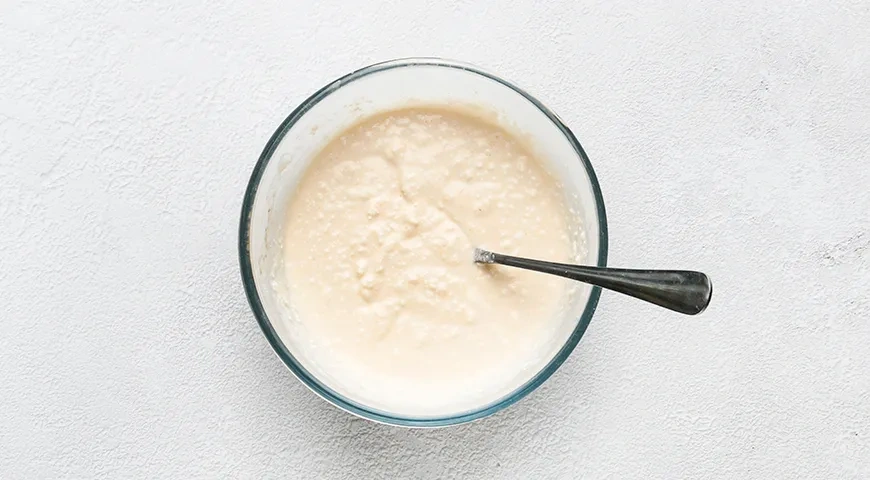 Жареные макароны с творогом: шаг 4