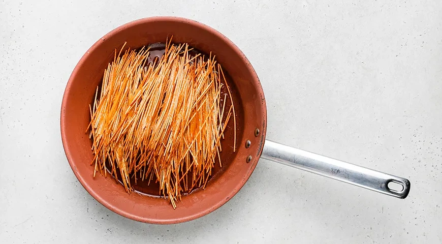 Жареные спагетти: шаг 4