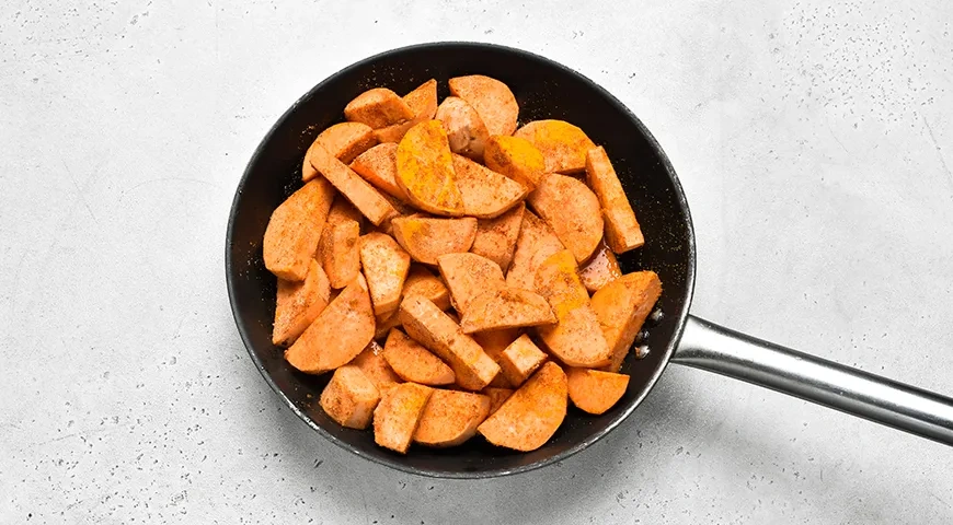 Жареный батат: шаг 4