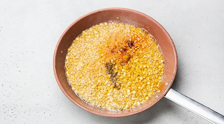 Жареный горох: шаг 4