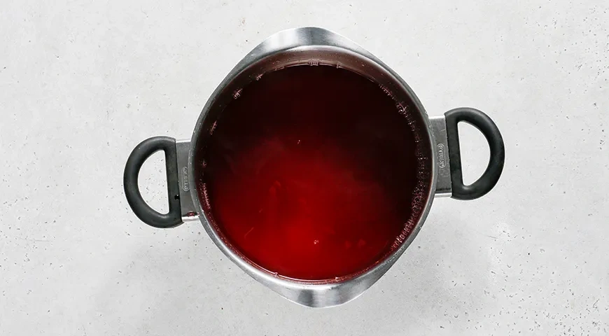 Желе из компота с желатином: шаг 4