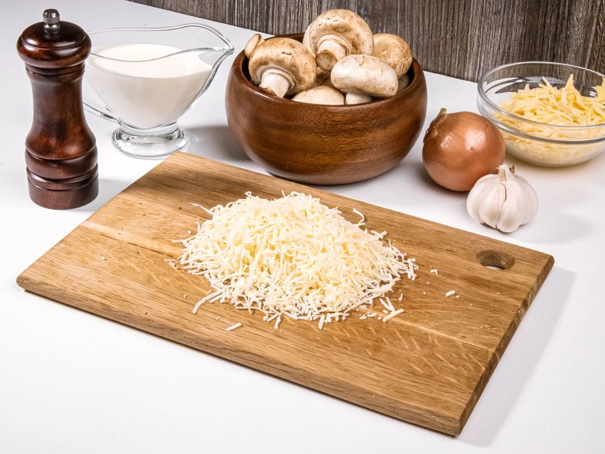 Шаг 4: Жюльен с курицей и грибами