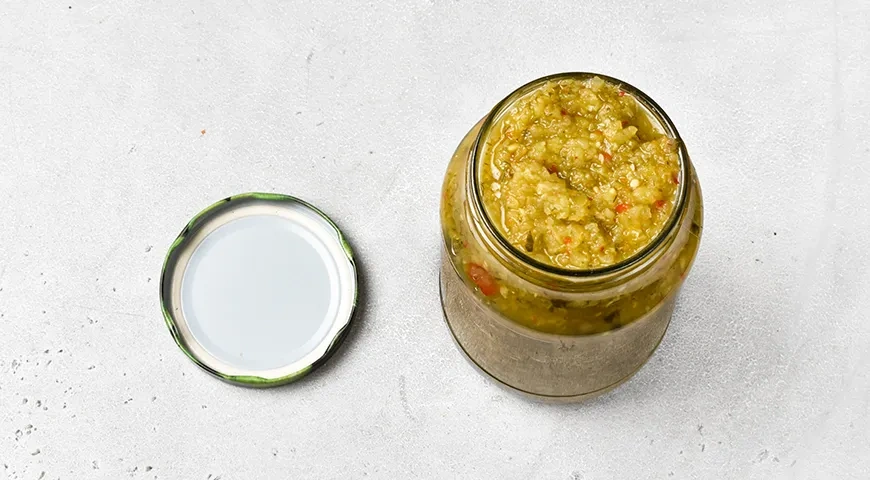 Аджика из зеленых помидоров: шаг 5