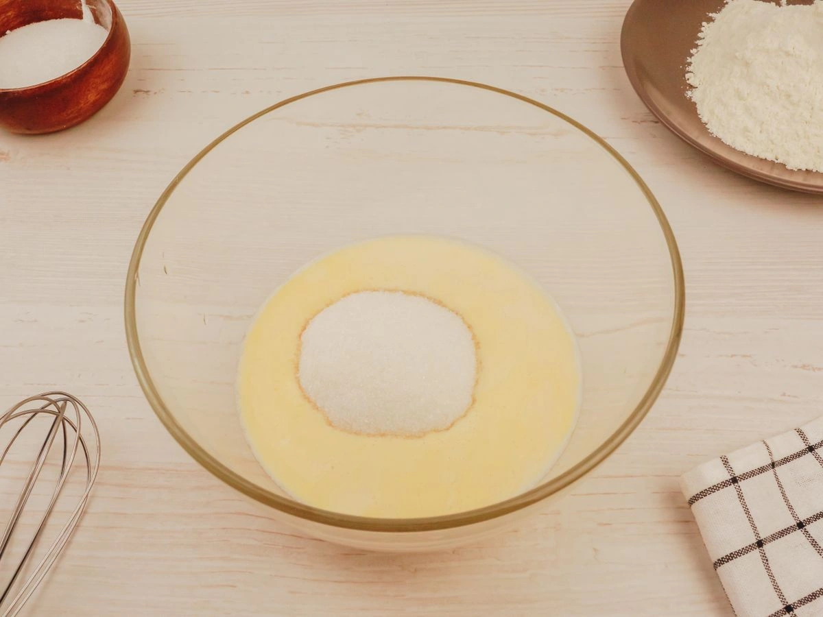 Шаг 5: Апельсиновый бисквит