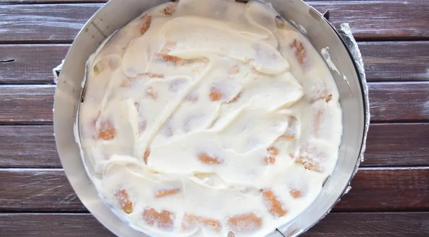 Банановый торт без выпечки: шаг 5