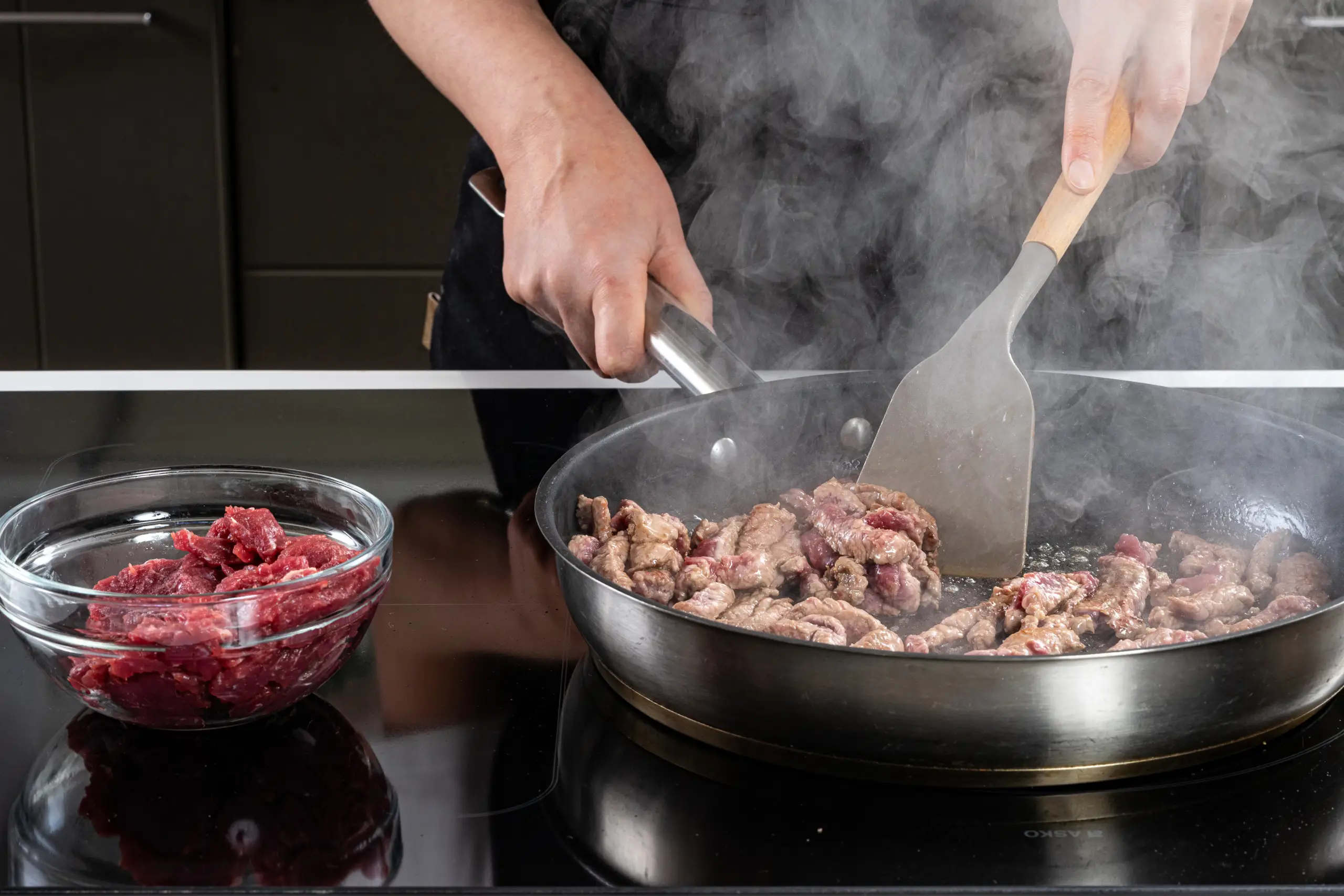 Шаг 5: Бефстроганов из говядины со сметаной