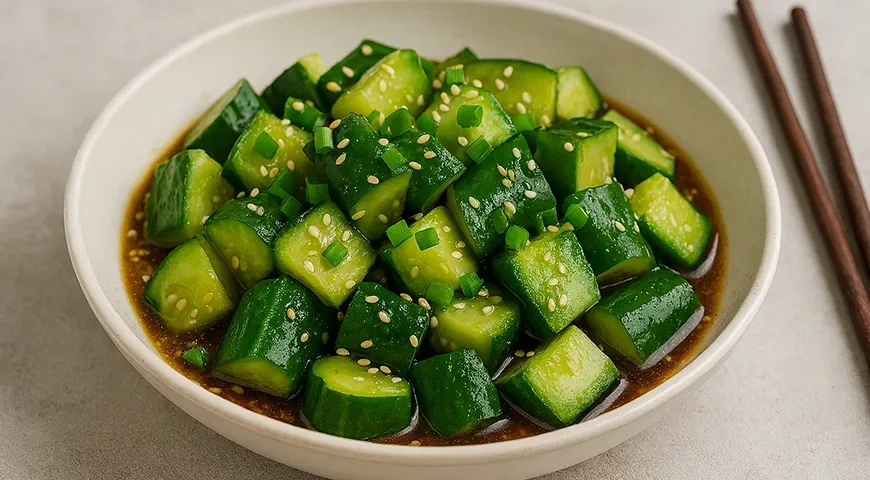 Битые огурцы – рецепт от Ивлева: шаг 5