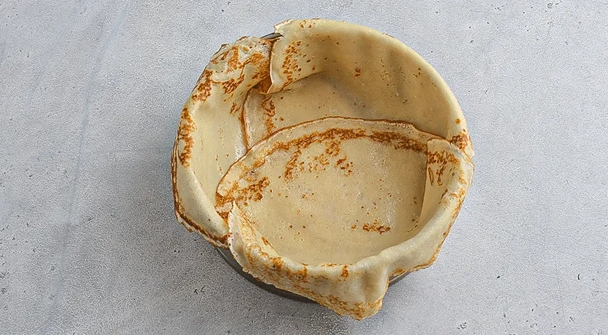 Блинный пирог с творогом из топленого молока «Ярославский»: шаг 5