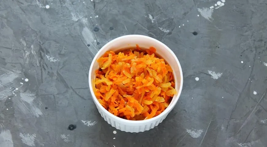 Блинный торт с курицей и грибами: шаг 5