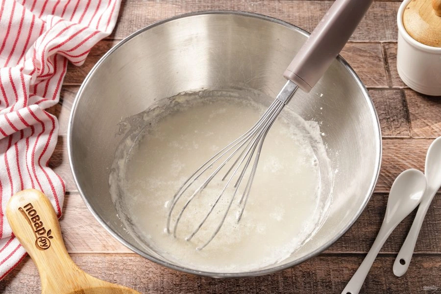 Шаг 5: Блины на минеральной воде