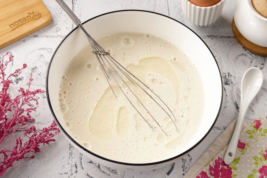 Шаг 5: Блины на воде