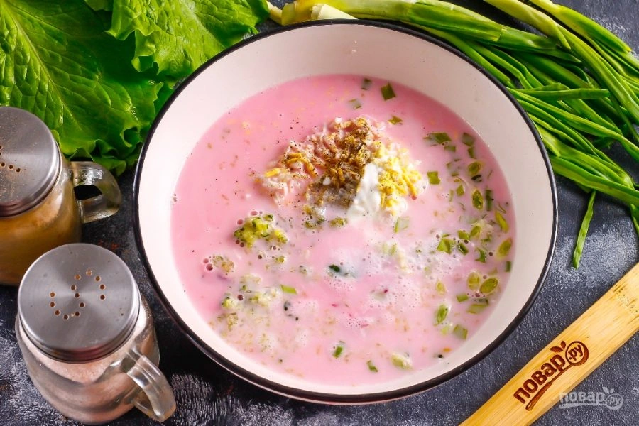 Шаг 5: Борщ холодный