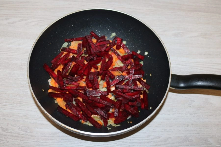 Шаг 5: Борща с морской капустой