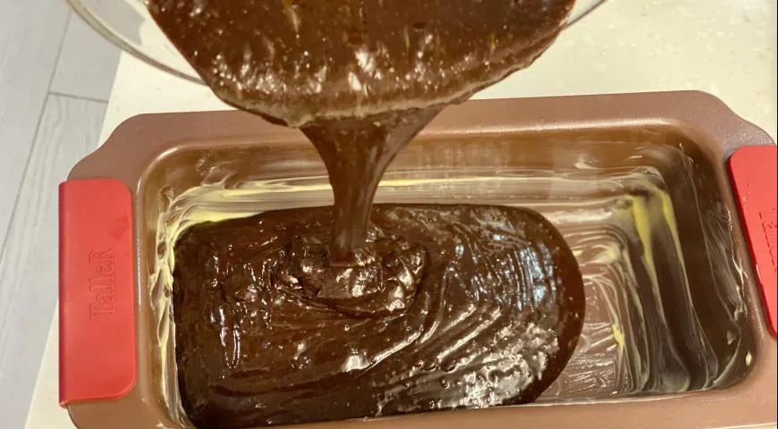 Брауни с малиной: шаг 5