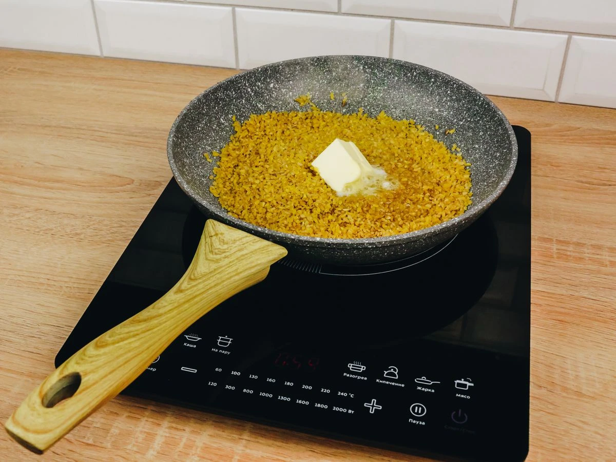 Шаг 5: Булгур с овощами и говядиной