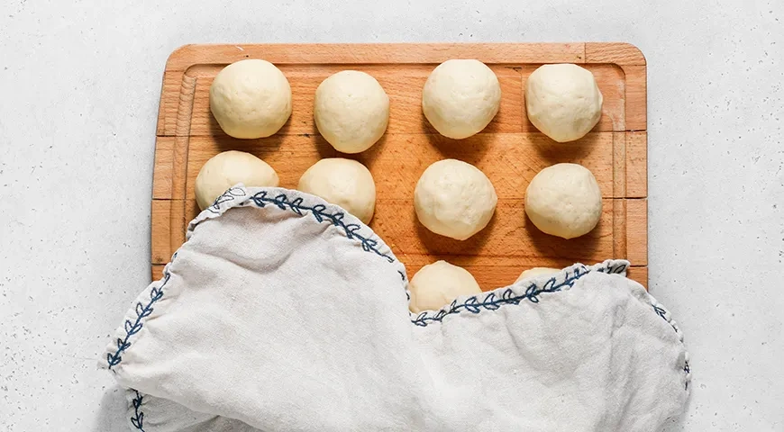 Булочки с шоколадом внутри: шаг 5