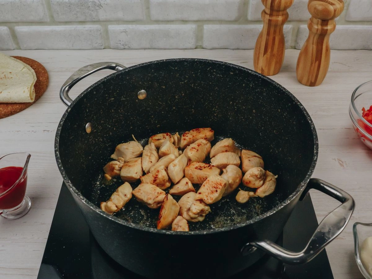 Шаг 5: Буррито с куриным филе