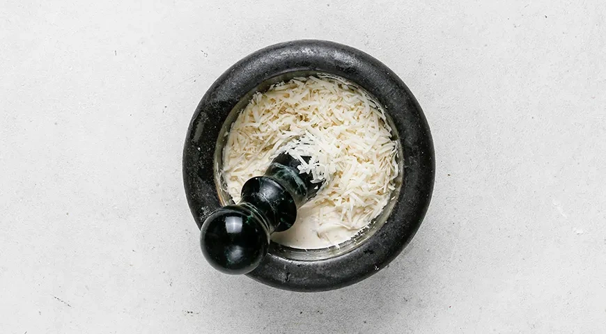 Цезарь-ролл с креветками: шаг 5