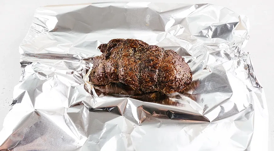 Цезарь с говядиной: шаг 5