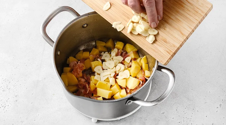 Чешский чесночный суп: шаг 5