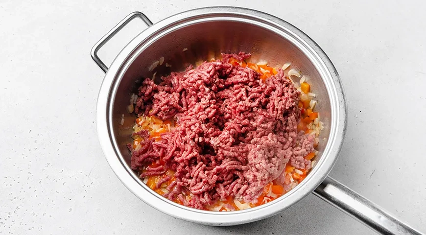 Цветная капуста в духовке с фаршем и сыром: шаг 5