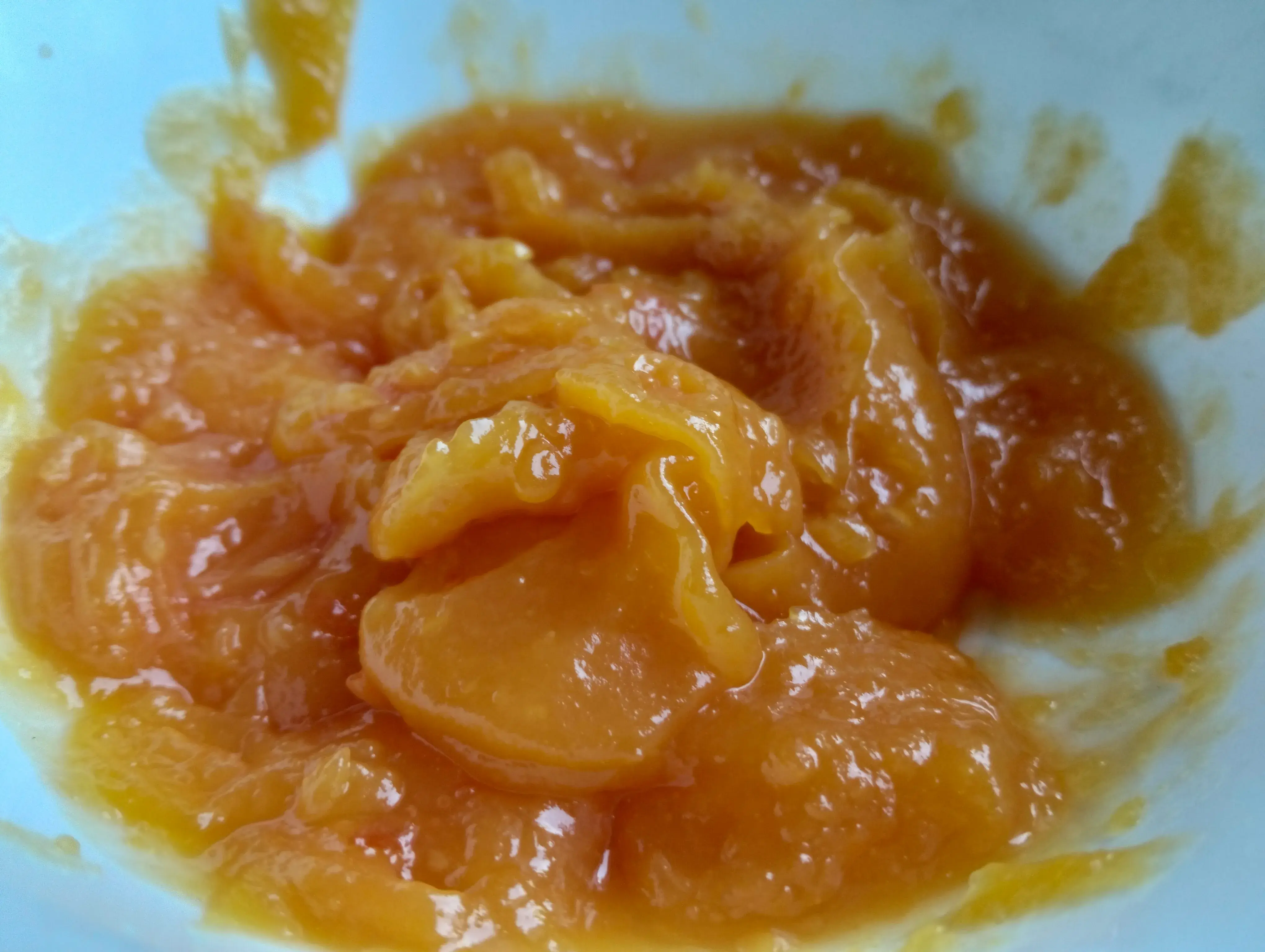 Десерт Осенний рассвет в тумане: шаг 5